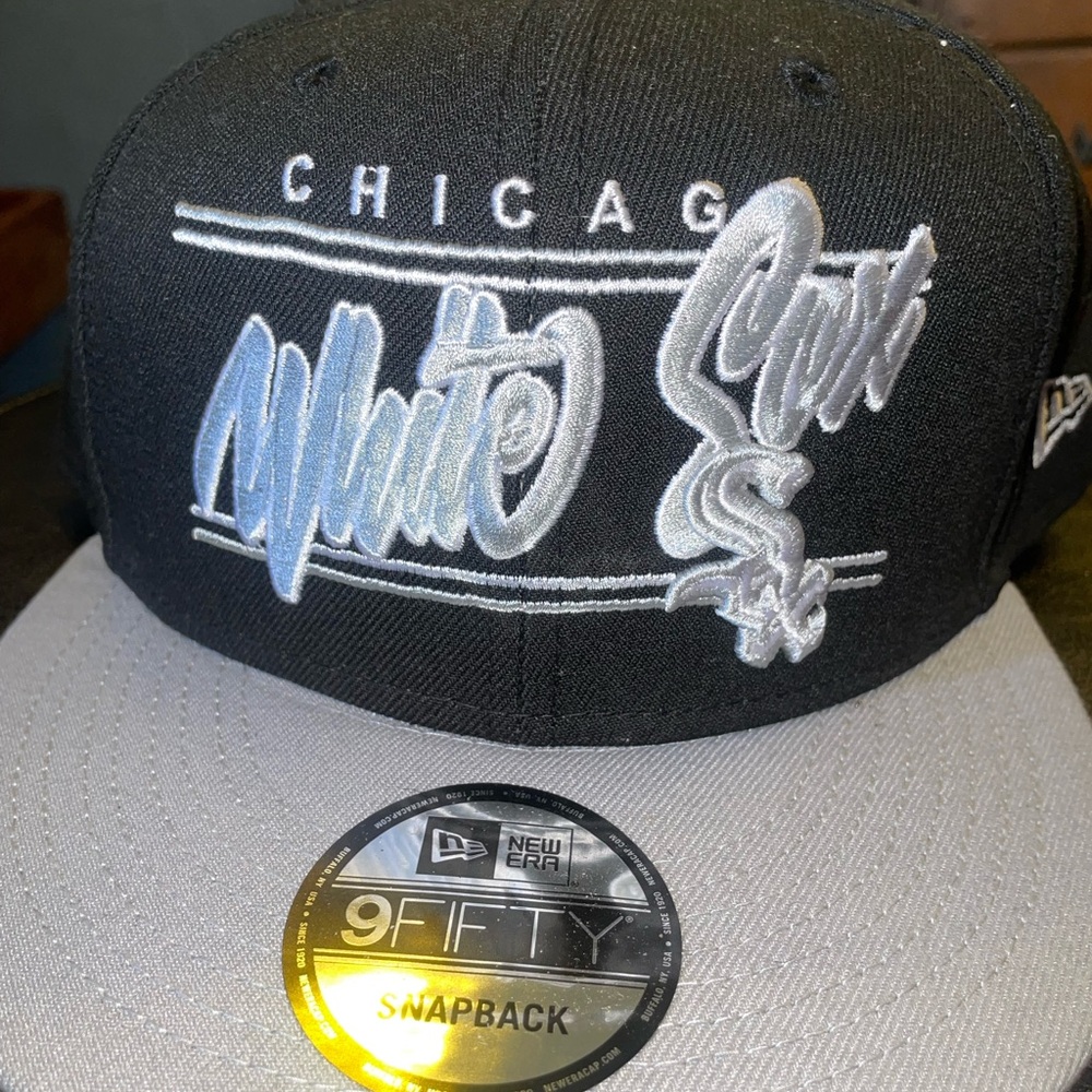 New Era Black and Gray Chicago White Sox 9FIFTY Snapback